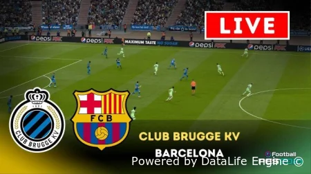 Брюгге  vs  Барселона прямой эфир от 5 ноября 2025